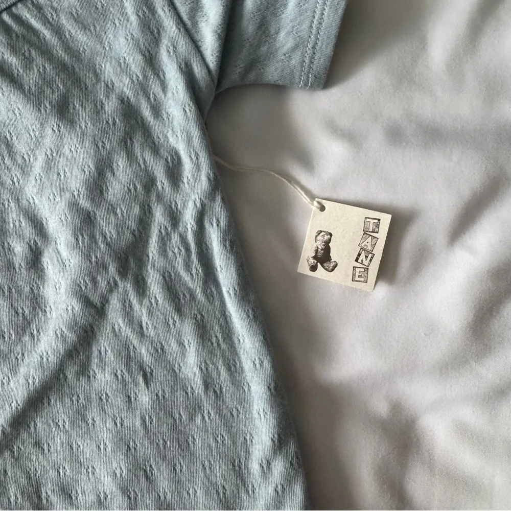 Soft Blue Baby Wrap Romper - Unbranded